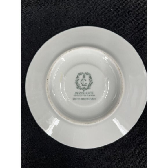 Bernadotte Czech Republic Wilddlife Pheasant Espresso Demitasse Cup and Saucer - Picture 4 of 11